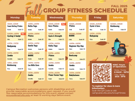 Fitness Schedule
