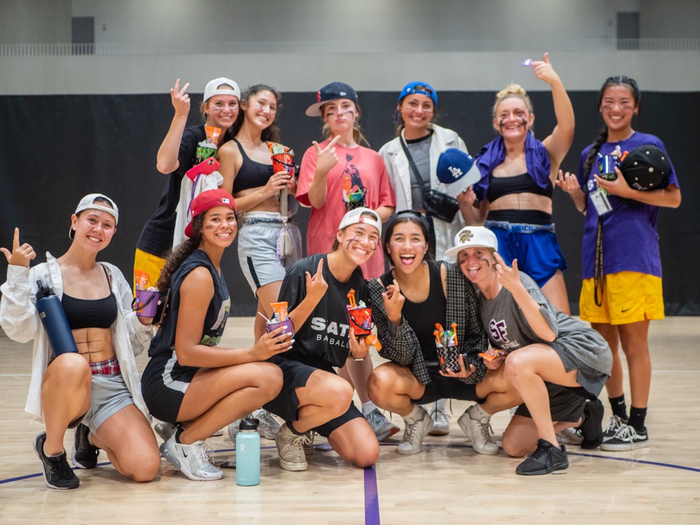Costume Dodgeball Champions posing for a photo