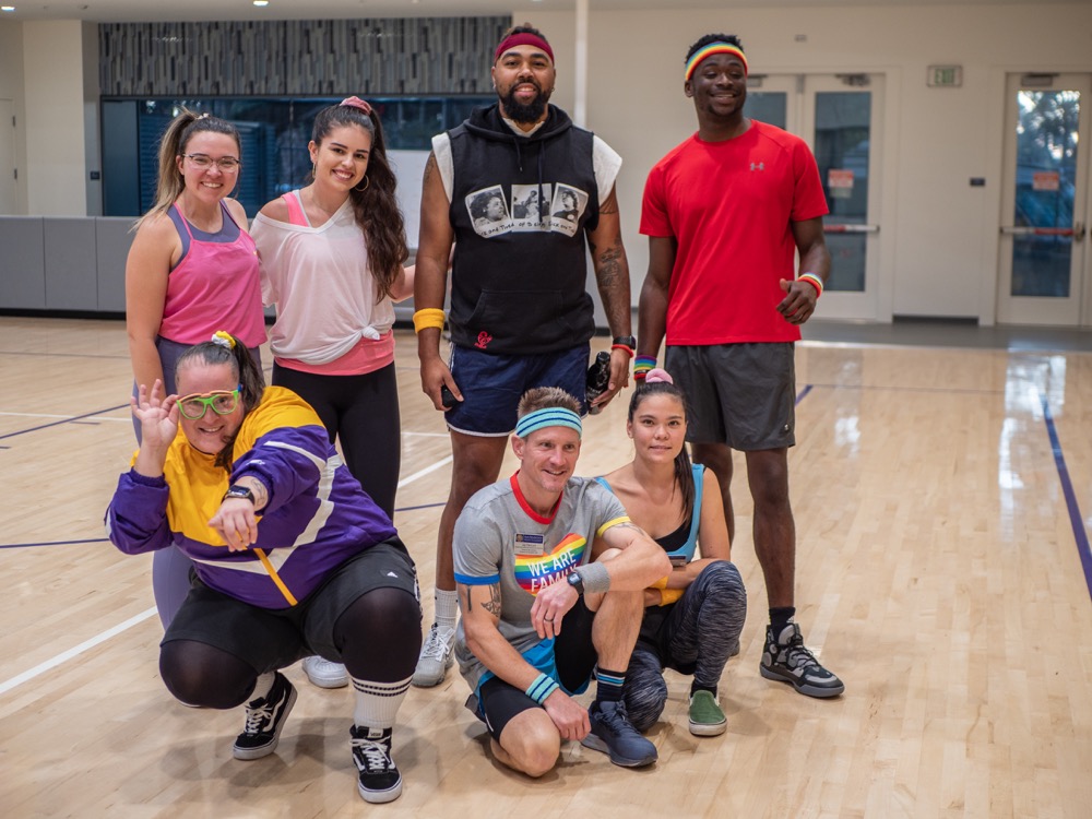 Full Time Staff Team of dodgeball players