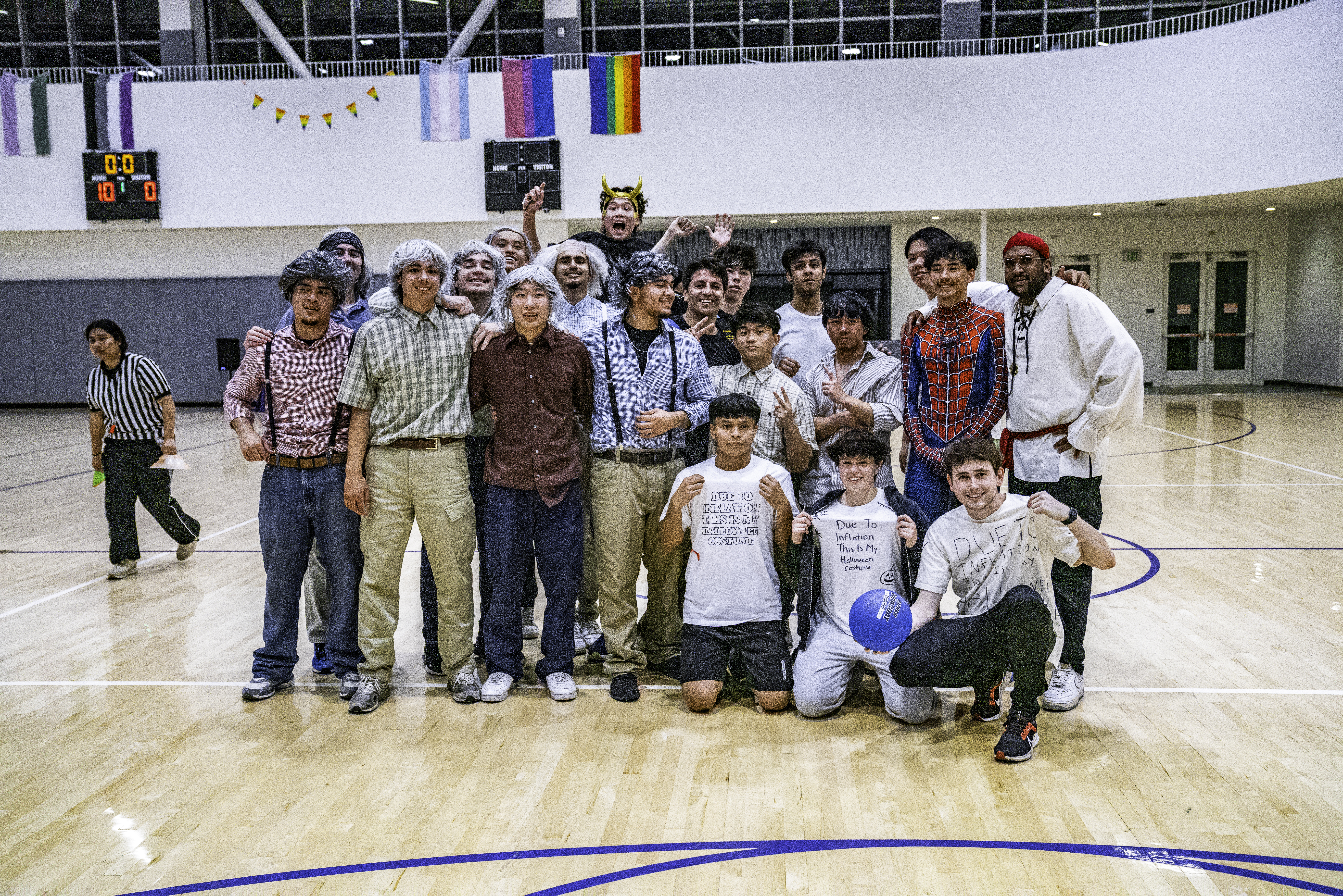 Fall 2024 Costume Dodgeball Champions in a group photo
