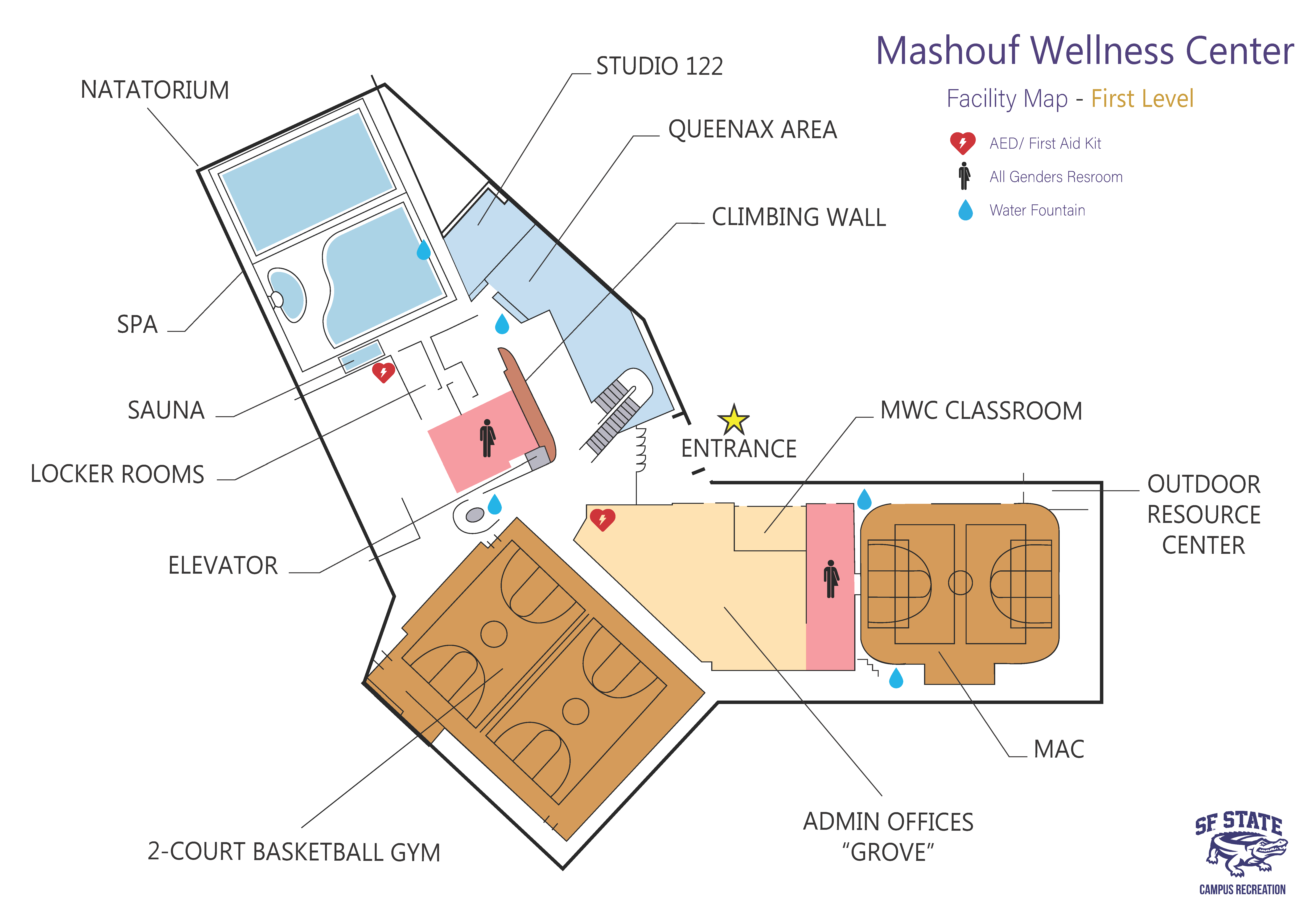 MWC Map - Ground Floor