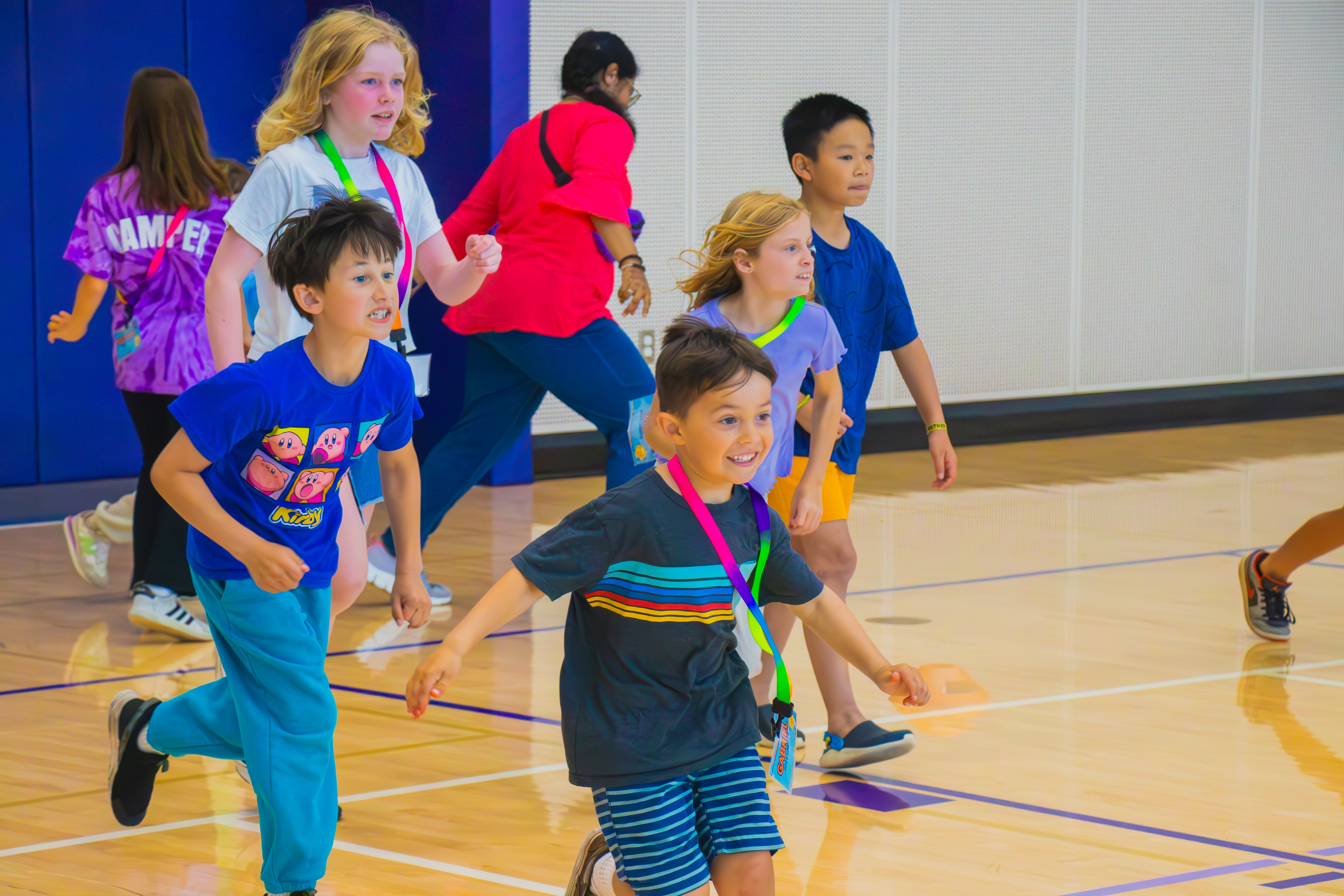 Summer Camp Kids in the Gym