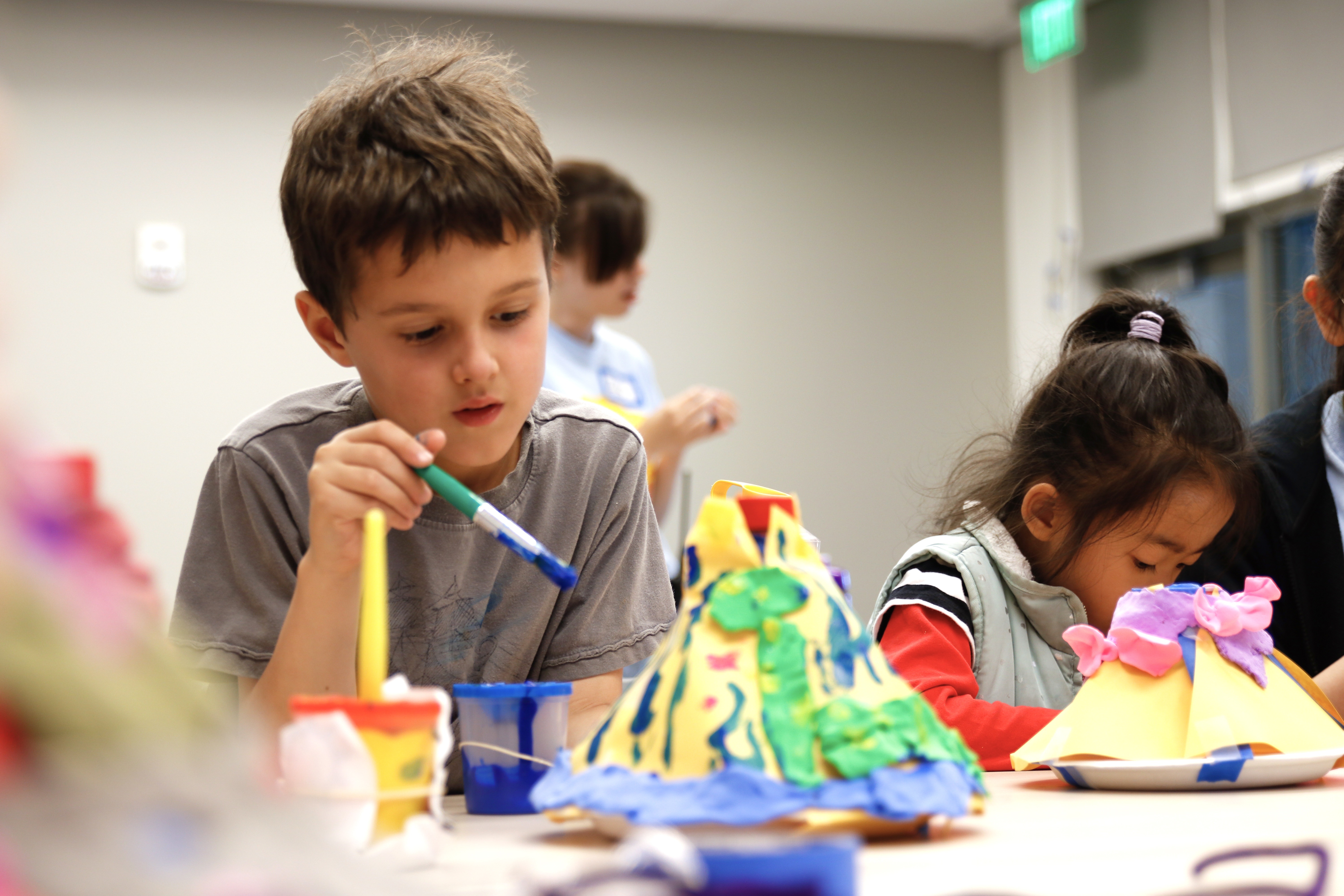 Kids Camp Volcano Building