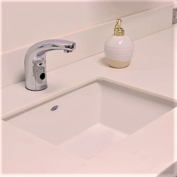 Sink with Soap Pump