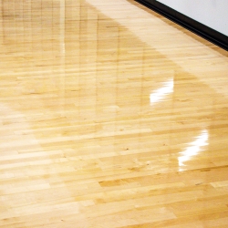 Eco-Friendly Wood Flooring in studios and basketball courts
