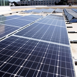 Solar Panels on the roof