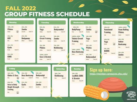 Fall 2022 Schedule
