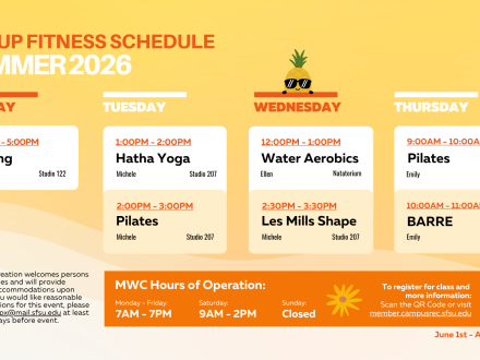 Summer 26 Group Fitness